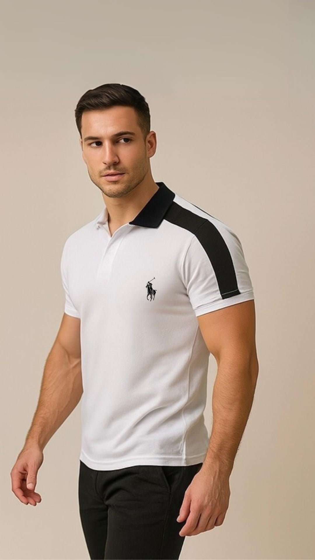 RL Polo Shirt For Men's & Women's -White