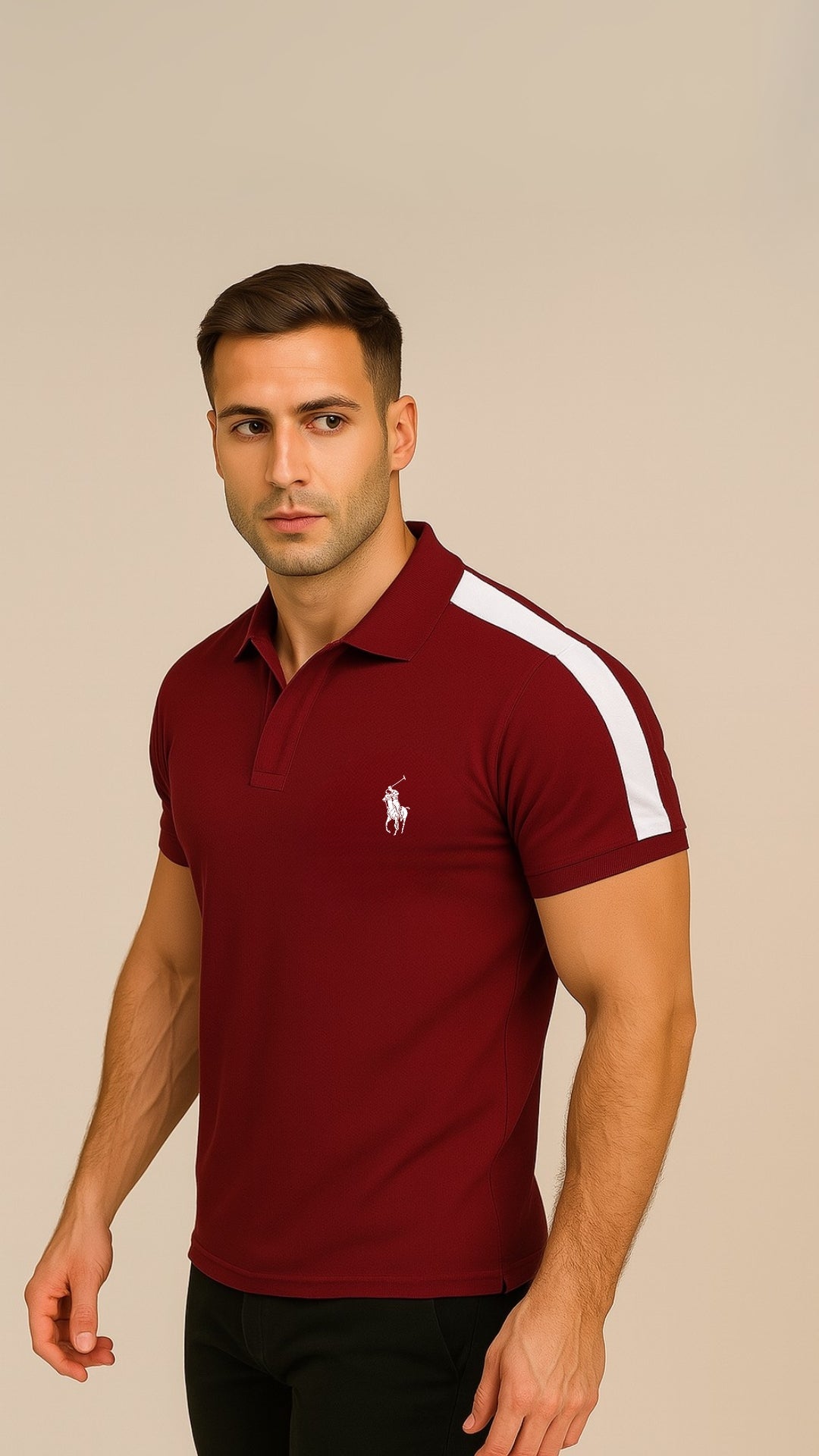 RL Polo Shirt For Men's & Women's -Maroon