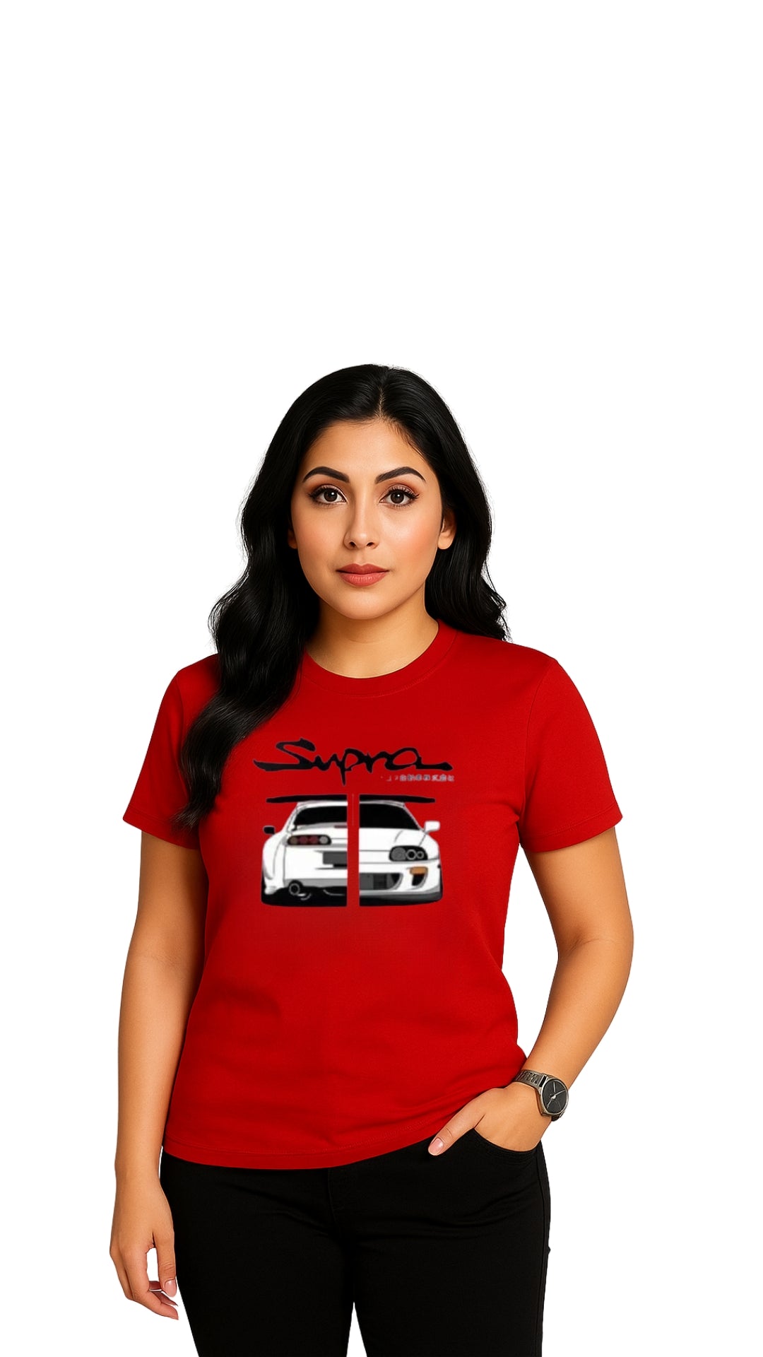 Supra Graphic's Tee For Men's & Women's - Red