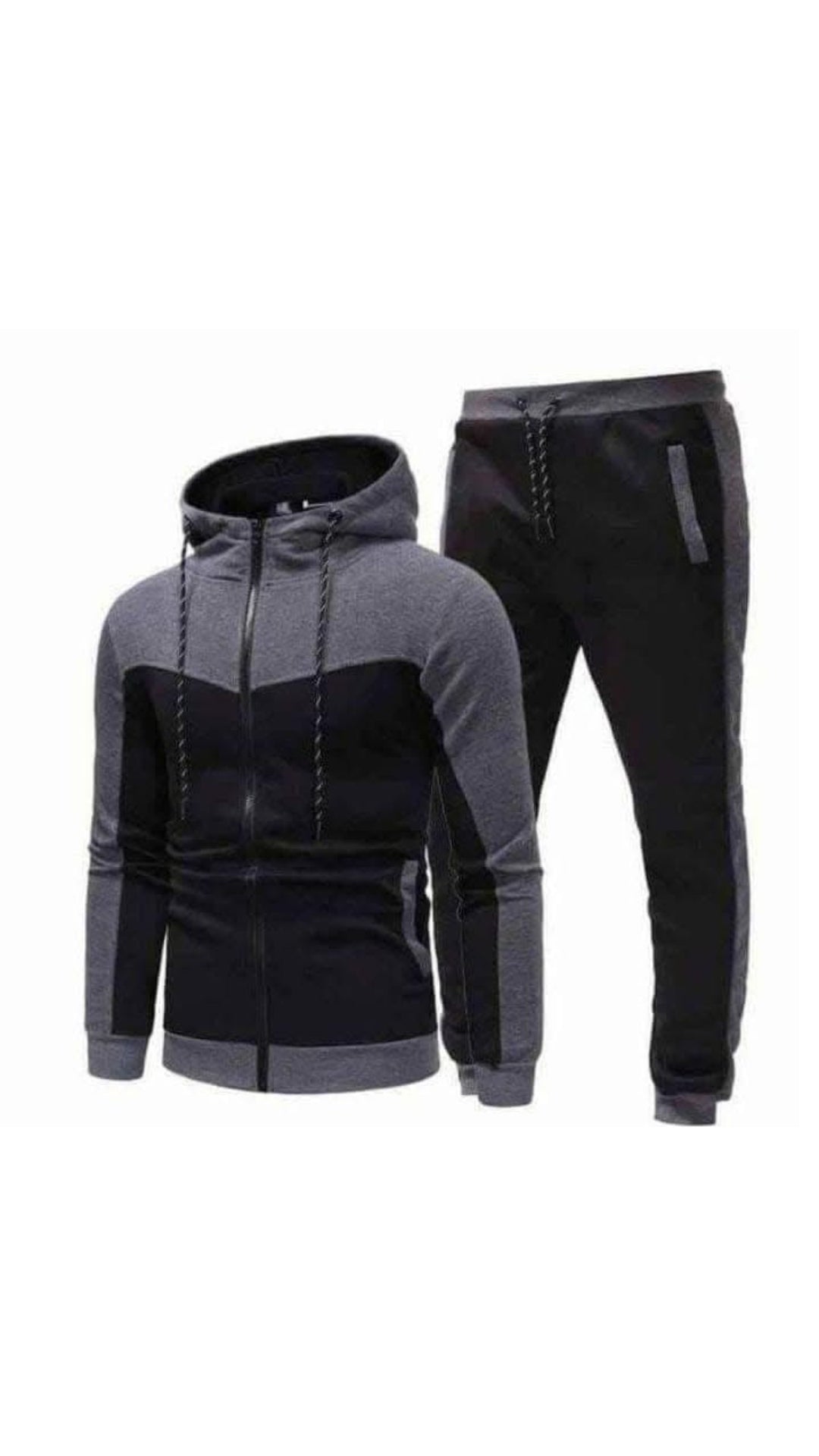 LE Hooded Jacket Twinset For Men's - Grey