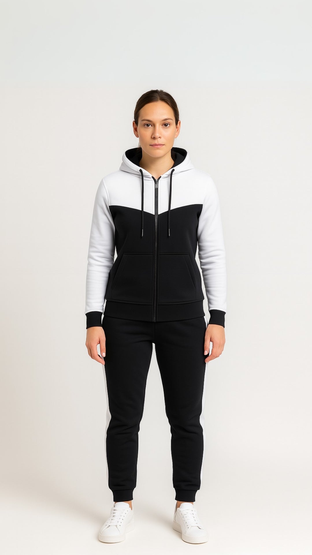 LE Hooded Jacket Twinset For Men's - White