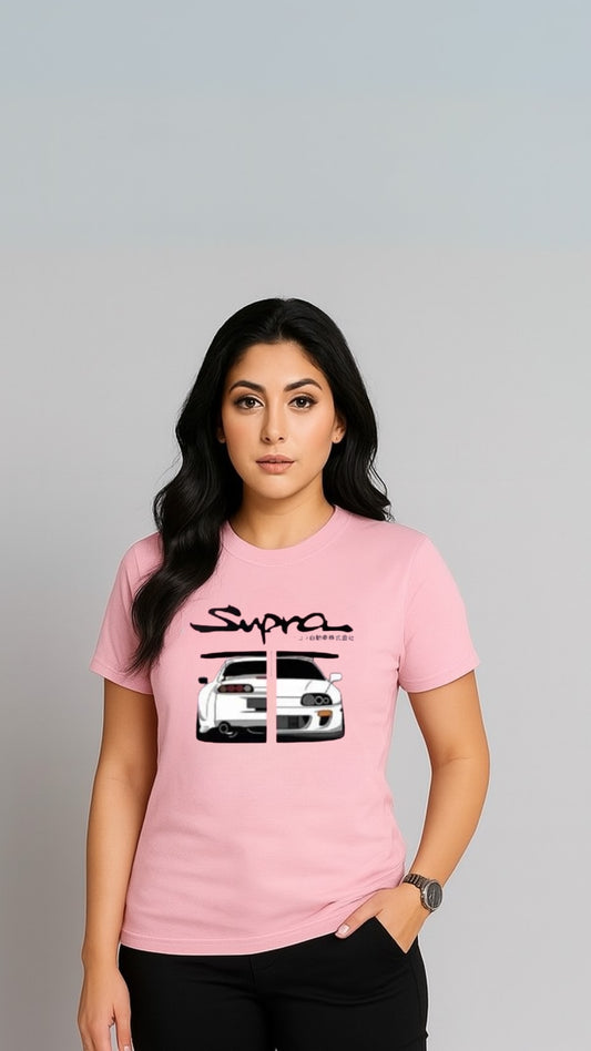 Supra Graphic's Tee For Men's & Women's - Pink