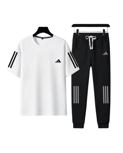 Adi Summer's Twinset Tracksuit For Men's & Women’s - White