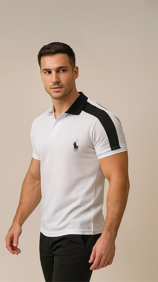 RL Polo Shirt For Men's & Women's -White
