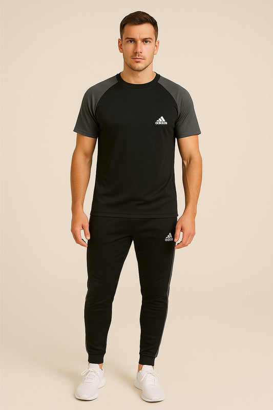 Adi Summer's Twinset Tracksuit For Men's & Women’s - Grey