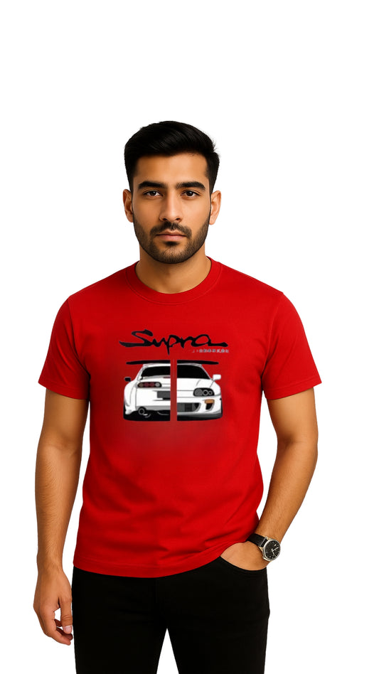 Supra Graphic's Tee For Men's & Women's - Red