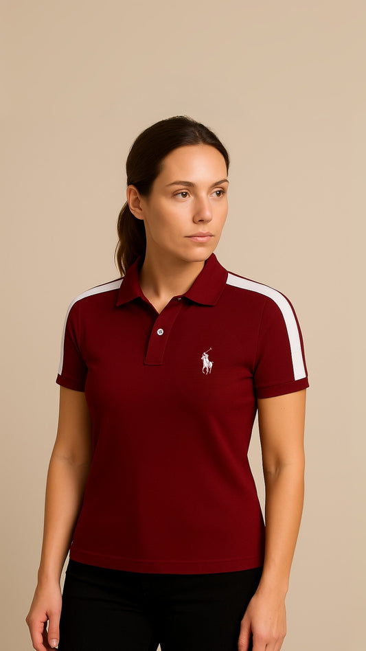 RL Polo Shirt For Men's & Women's -Maroon