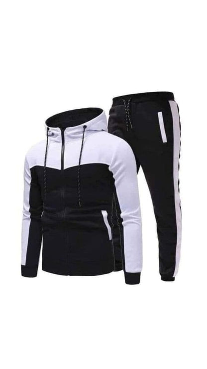 LE Hooded Jacket Twinset For Men's - White