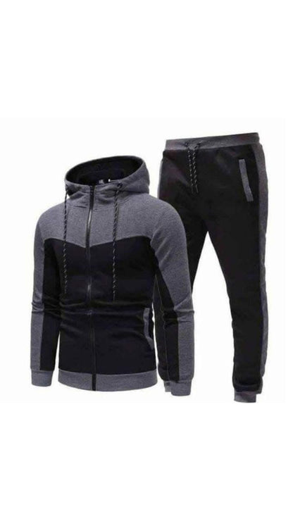 LE Hooded Jacket Twinset For Men's - Grey