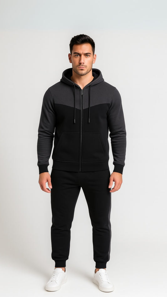 LE Hooded Jacket Twinset For Men's - Grey