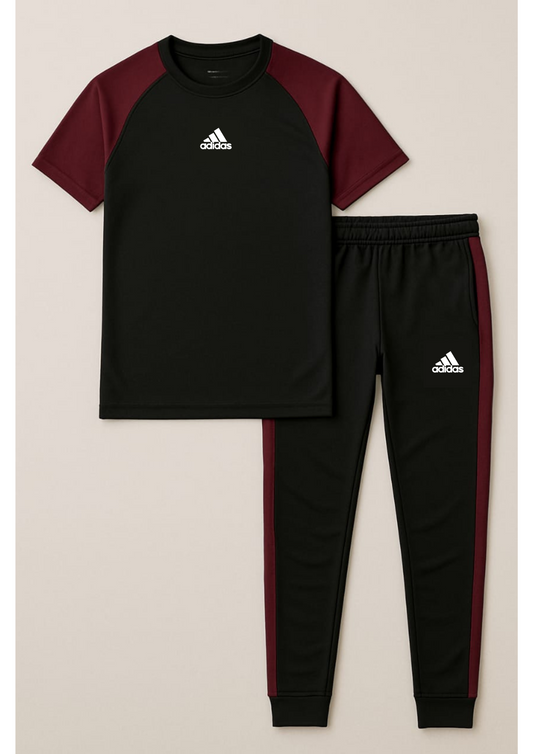 Adi Summer Twin-Set For Men's - Maroon